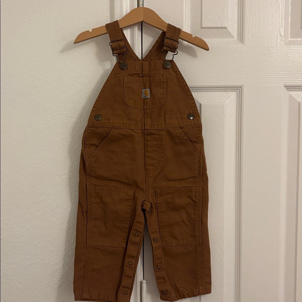 Carhartt Tan Overalls for Kids